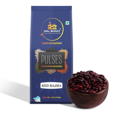 Organic Unpolished Red Rajma (Kidney Beans) – 450 g