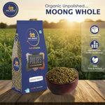 Organic Unpolished Whole Moong (Sabut Moong) – 450 g