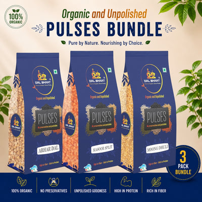 Everyday Dal Trio – Toor + Masoor + Moong Dhuli (Bundle)