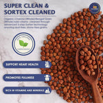 Alt: DAL BHAAT Organic Unpolished Kala Chana 450g pack with bengal gram super clean and sortex cleaned