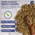 DAL BHAAT Organic Unpolished Moong Dal Chilka 450g pack with split green gram super clean and sortex cleaned
