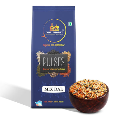 Organic Unpolished Mix Dal – 450 g