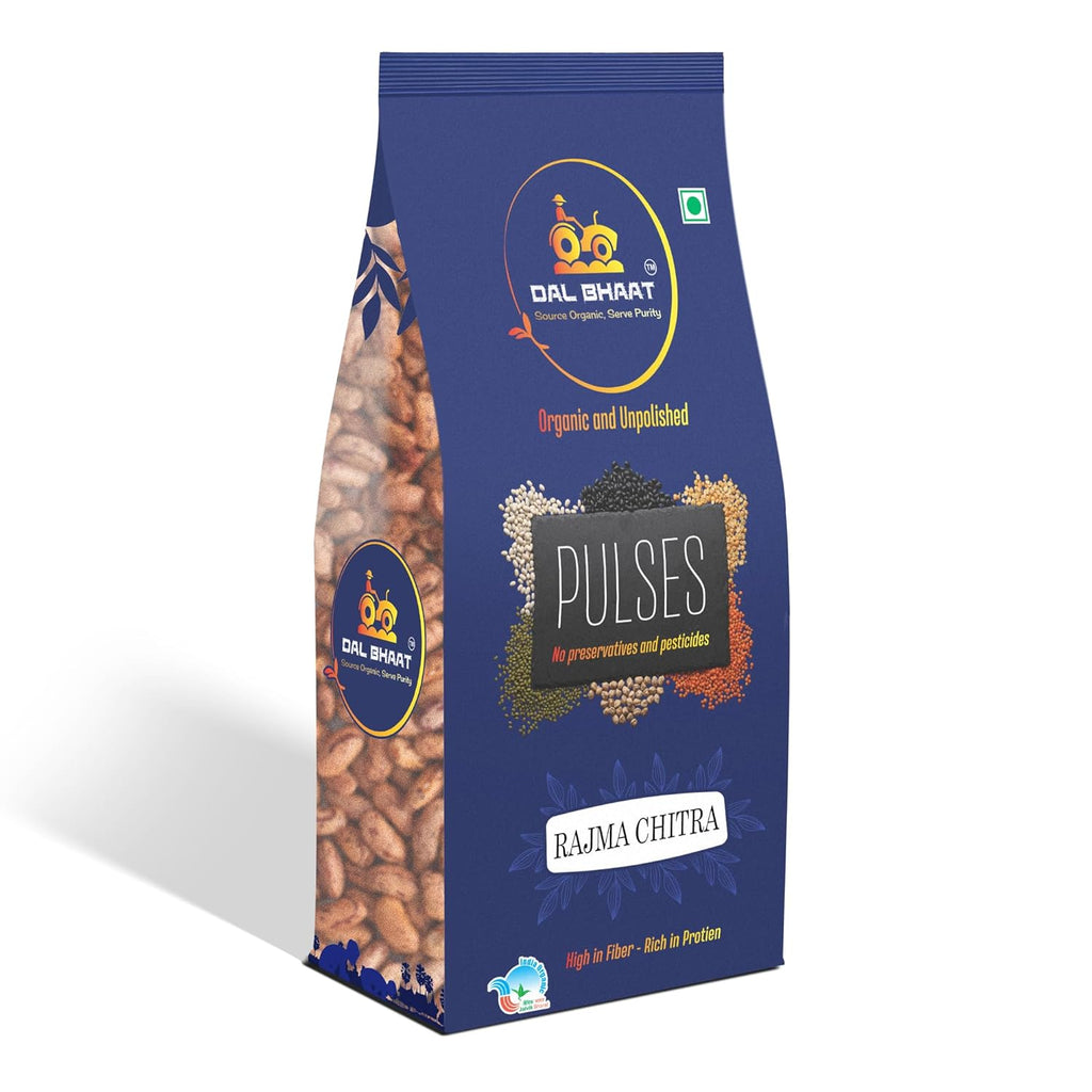 DAL BHAAT rajma chitra unpolished packaging side view
