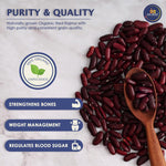 DAL BHAAT Organic Unpolished Red Rajma 450g pack with kidney beans
purity and qulity