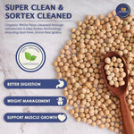 DAL BHAAT Organic Unpolished White Peas 450g pack with safed matar super clean and sortex cleaned