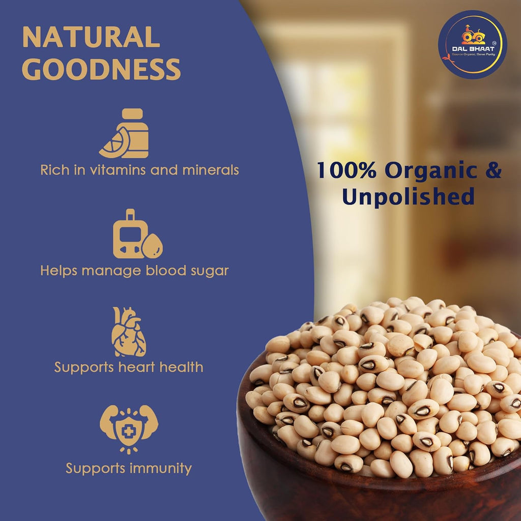 Organic chawli lobia used for healthy salad and meal bowls natural goodness
