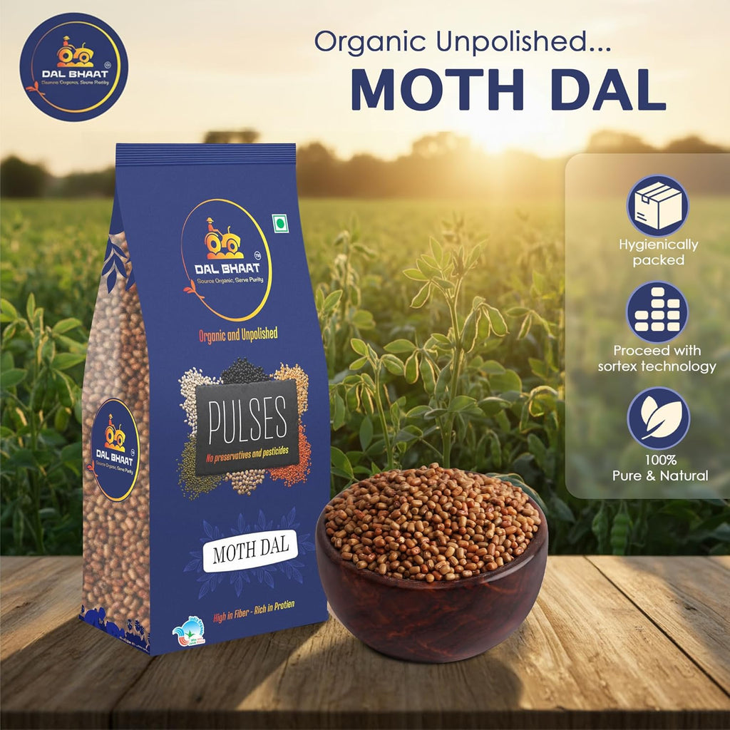 Matki moth beans sprouts for healthy protein diet
