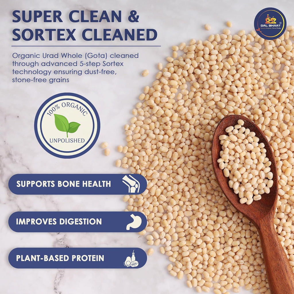 Organic pulses for healthy Indian cooking super clean and sortex cleaned
